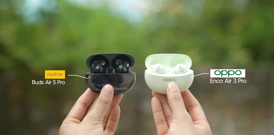 Realme Buds Air 5 Pro vs OPPO Enco Air 3 Pro