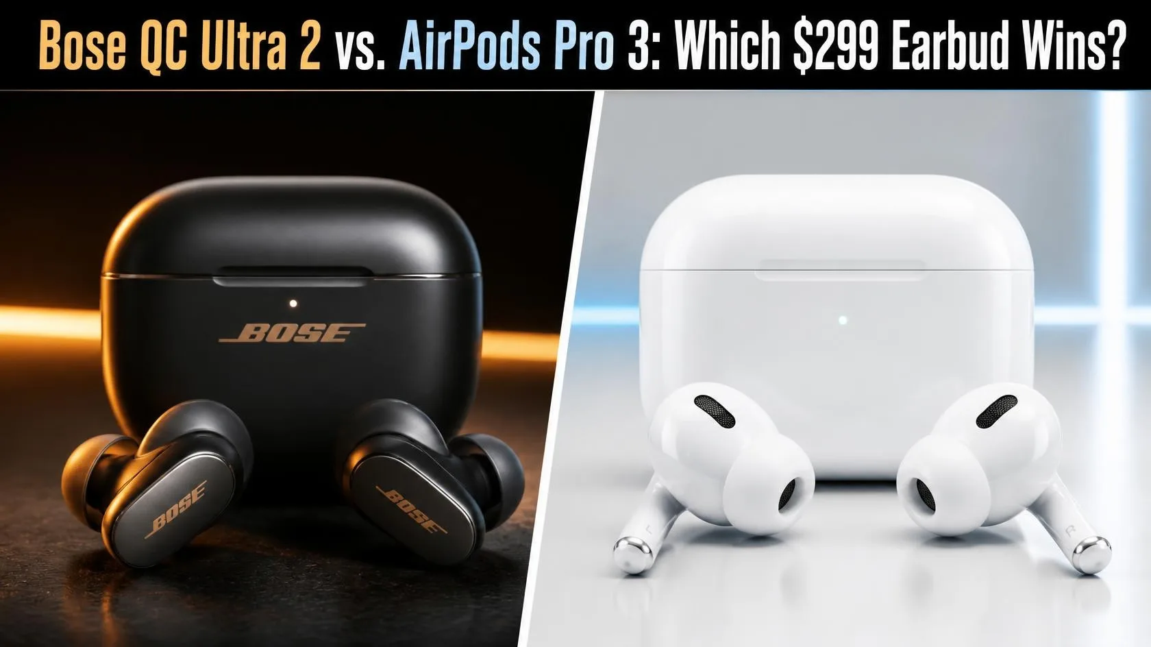 Bose QC Ultra 2 vs AirPods Pro 3