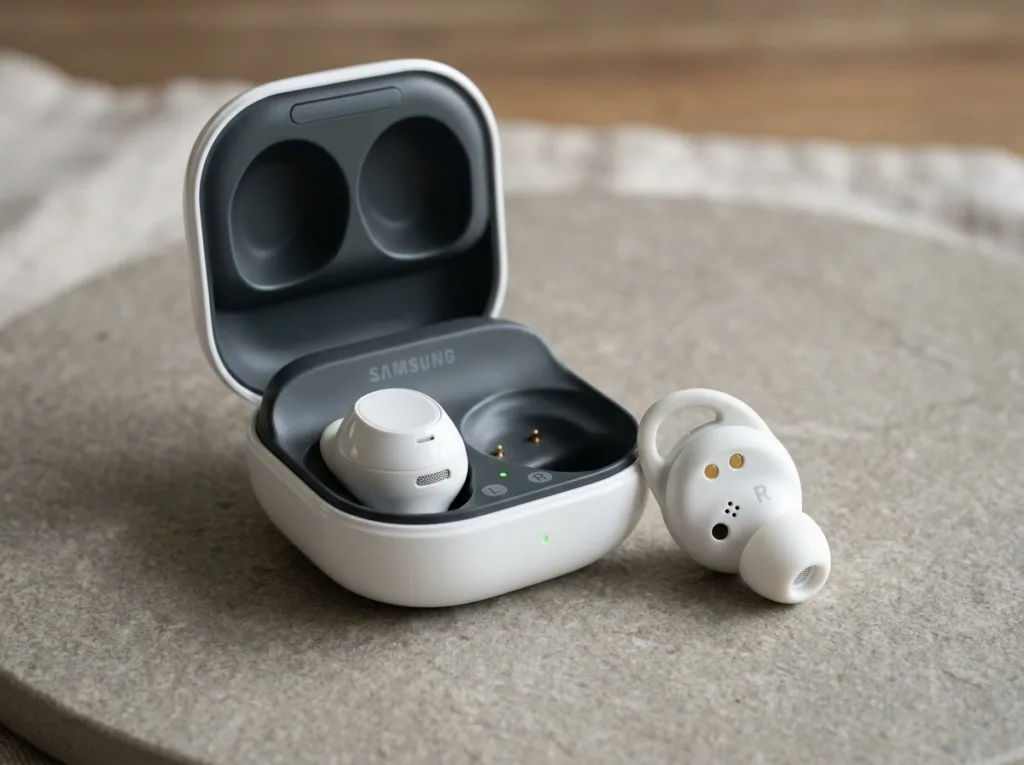 Samsung Galaxy Buds FE with Live Translate AI interpreter feature